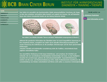 Tablet Screenshot of brain-center-berlin.de